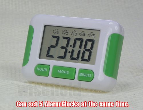 厂家直销 追日305正品电子计时器 厨房计时器定时器 五组闹钟